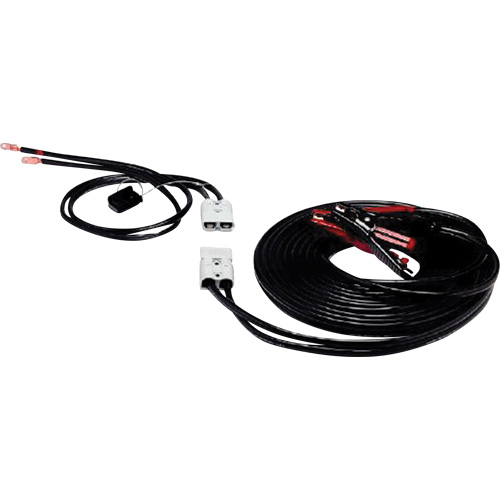 Pinces robustes enti&egrave;rement isol&eacute;es avec adaptateurs de borne lat&eacute;rale, 4 AWG, 500 A, C&acirc;ble 25' Seaboard Timber Mart