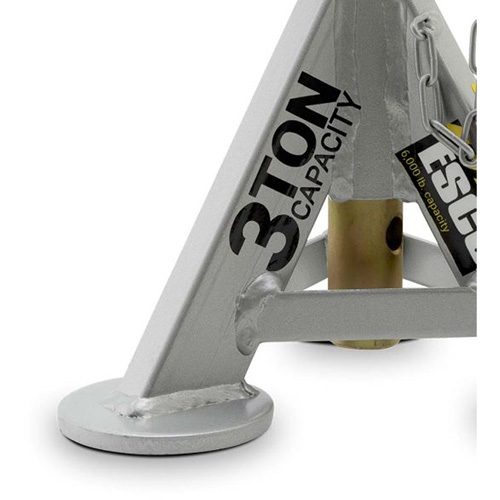 Performance Shorty Low Profile Jack Stands, 3 tons Capacity, 11" - 17" H Seaboard Timber Mart