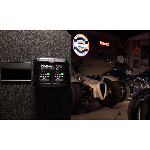 Chargeur de batterie 2 sorties de 4 A Genius 2X2 Seaboard Timber Mart