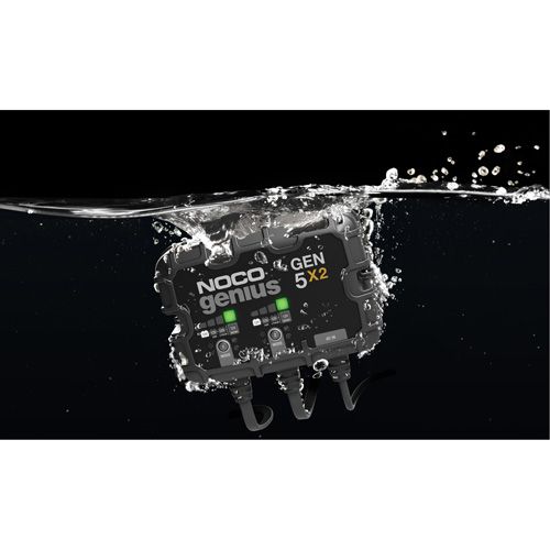 Chargeur de batterie embarqu&eacute; &agrave; 2 sorties de 10 amp&egrave;res Gen5X2 Genius Seaboard Timber Mart