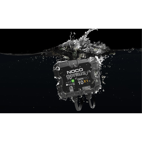 Chargeur de batterie embarqu&eacute; &agrave; 1 sortie de 10 amp&egrave;res GenPro10X1 Genius Seaboard Timber Mart