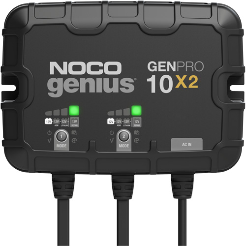 Genius&reg; GenPro10X2 2-Bank, 20-Amp On-Board Battery Charger Seaboard Timber Mart