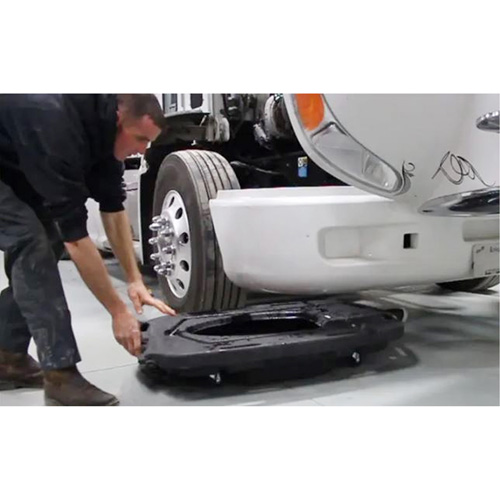 Bac de vidange d'huile pour camion &agrave; profil bas avec couvercle Seaboard Timber Mart