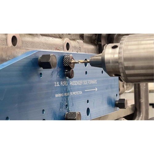 Manifold Drill Template for Ford 3.5L Ecoboost Seaboard Timber Mart