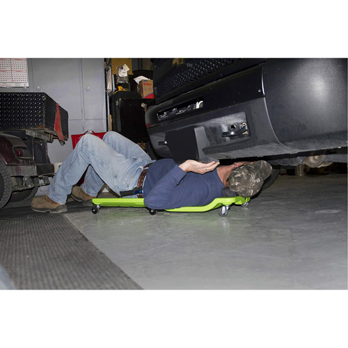 Sommier vert n&eacute;on &agrave; profil bas, en plastique robuste Seaboard Timber Mart