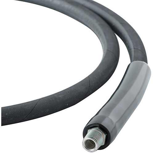 Hose, Hydraulic, Rubber, 1/4" dia. x 10', 10000 PSI, 3/8 NPT Seaboard Timber Mart