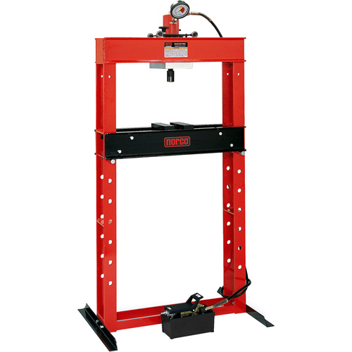 Air Hydraulic Pump Operated Shop Press, 25 tons Capacity Seaboard Timber Mart