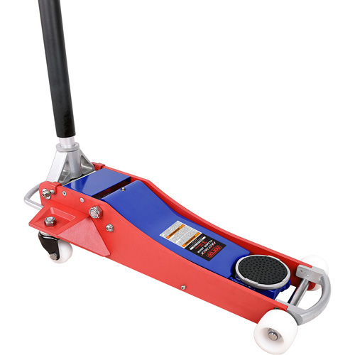 Floor Jack, 3 Ton(s) Capacity, 3" Lowered, 19-3/4" Raised, Manual Hydraulic Seaboard Timber Mart