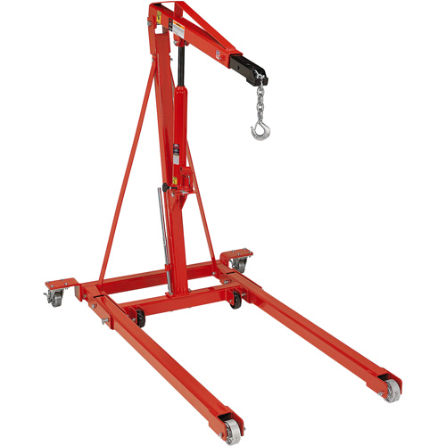 Folding Engine Crane, 2500 lbs. (1.25 tons) Capacity Seaboard Timber Mart