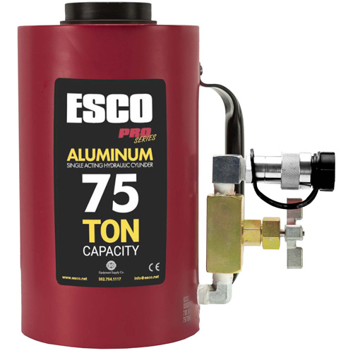 Heavy-Duty Hydraulic Cylinder, 6" Stroke, 75 Ton(s) Capacity, 10000 PSI Seaboard Timber Mart