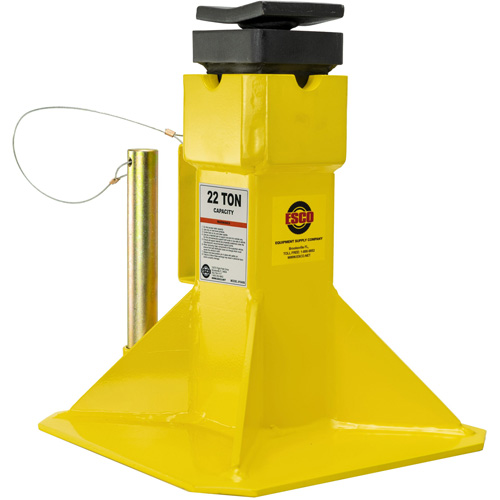 Crics avec sellette du dessus r&eacute;glable &agrave; vis, Tige verrouillable, 15-1/2" - 20-1/2" h Seaboard Timber Mart