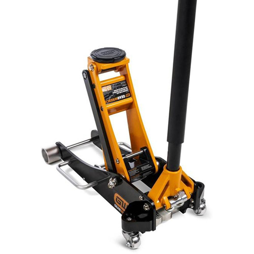 Cric aluminium &agrave; profil bas, 2 tonne(s) Capacit&eacute;, 3-1/4" Abaiss&eacute;e, 18-1/2" &eacute;lev&eacute;e, Hydraulique &agrave; main Seaboard Timber Mart