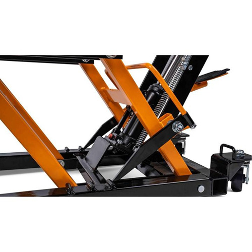 ATV and Motorcycle Jack, 0.75 Ton(s) Capacity, 4-2/3" Lowered, 14-1/2" Raised, Manual Hydraulic Seaboard Timber Mart