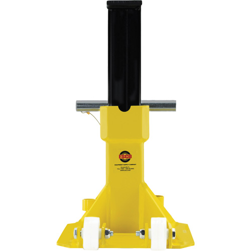EZ-Wheel Jack Stand, Locking Pin, 22 Tons Capacity, 13-1/2" - 20" H Seaboard Timber Mart