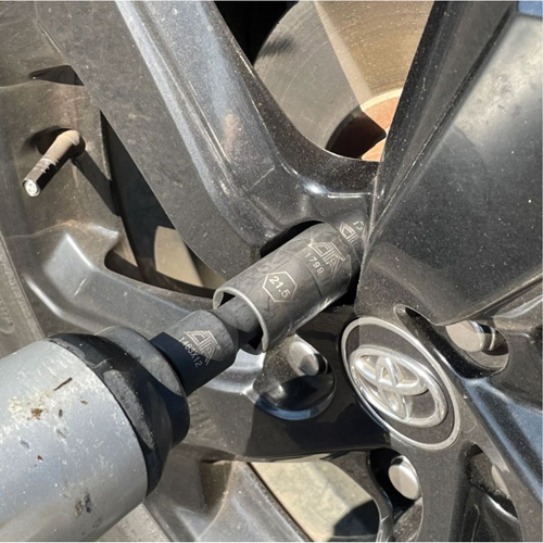 Jeu de demi-douilles r&eacute;versibles m&eacute;triques, 7 Mcx, Chocs, Prise de 1/2", Profond Seaboard Timber Mart