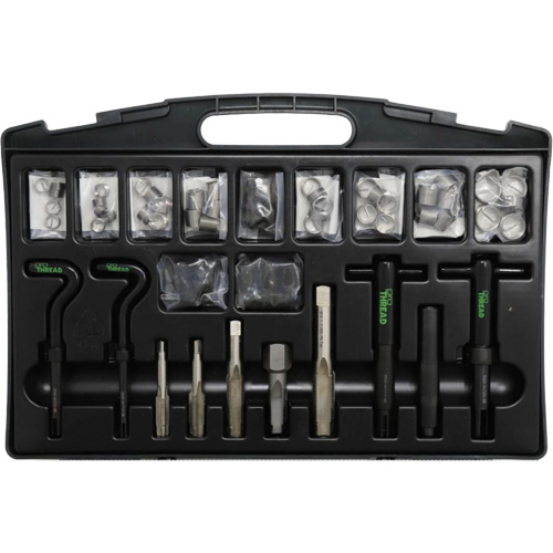 Ensemble d'atelier pour la r&eacute;paration des filetages de bougies d'allumage Seaboard Timber Mart