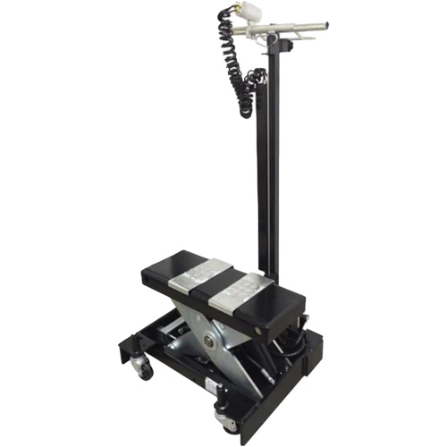 Cric de service de plancher &agrave; profil bas, 12 tonne(s) Capacit&eacute;, 7-1/2" Abaiss&eacute;e, 15" &eacute;lev&eacute;e, Air comprim&eacute;/hydraulique Seaboard Timber Mart