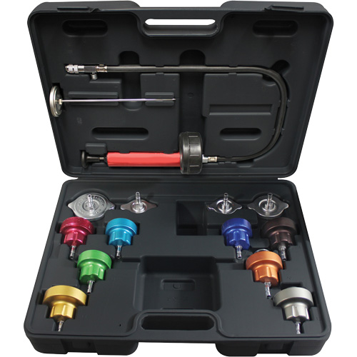 14-Piece Universal Cooling System Pressure Test Kit Seaboard Timber Mart
