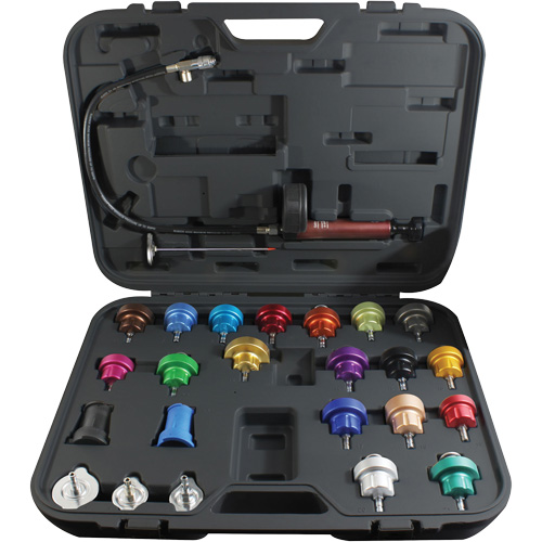 25-Piece Master Cooling System Pressure Test Kit Seaboard Timber Mart