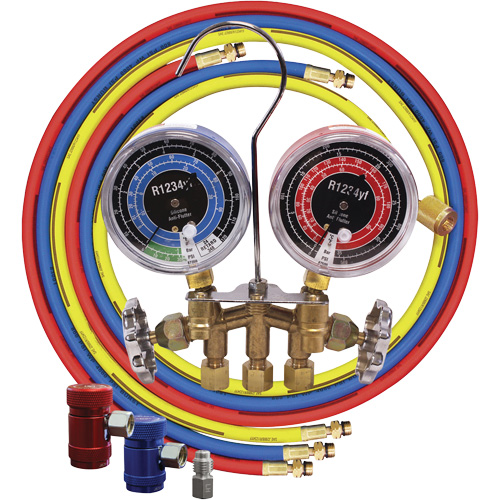 Jeu de manom&egrave;tres collecteurs en laiton avec coupleurs Seaboard Timber Mart