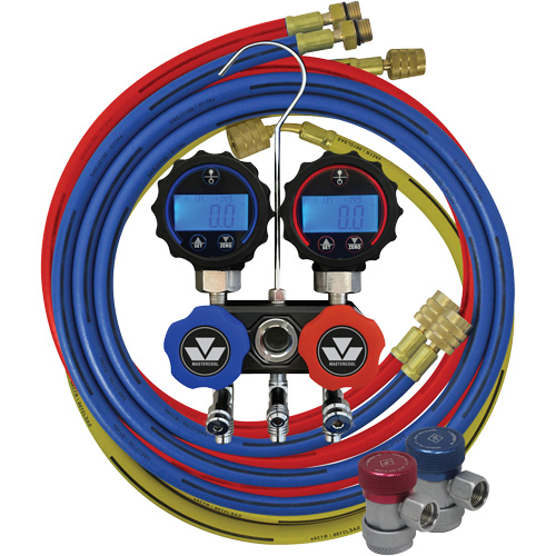 Jeu de manom&egrave;tres manifold compact Mini-Fold – S&eacute;rie noire Seaboard Timber Mart