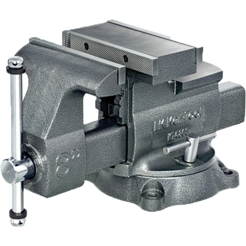 KT4800 Professional Reversible Mechanics Vise, 8" Jaw Width, 4-7/8" Throat Depth, Swivel Base Seaboard Timber Mart
