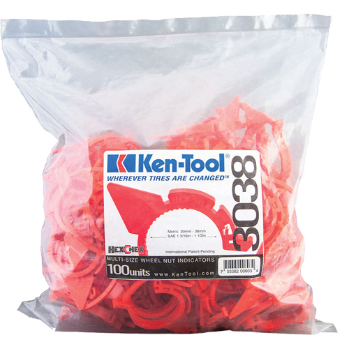 HexChex Multi-Size Loose Wheel Nut Indicator Seaboard Timber Mart