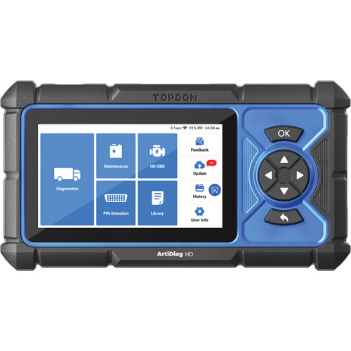 Outil de diagnostic robuste 5" ArtiDiag HD avec fonctions d'entretien Seaboard Timber Mart