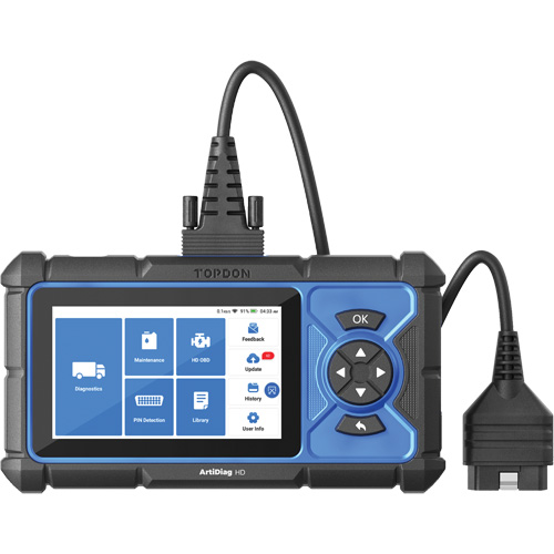 Outil de diagnostic robuste 5" ArtiDiag HD avec fonctions d'entretien Seaboard Timber Mart