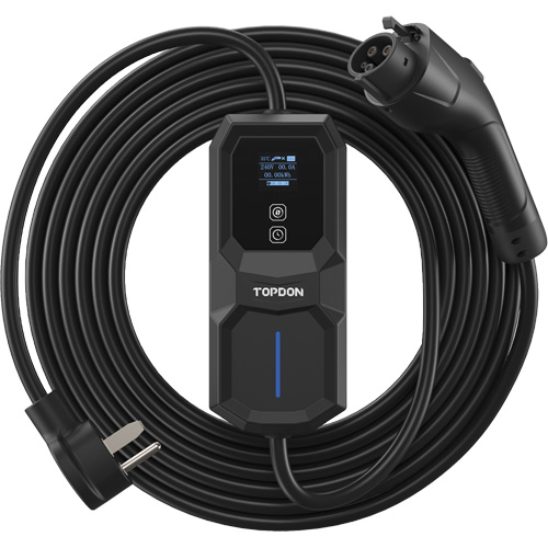 Fiche NEMA 6-50 portable PulseQ AC, 32 A, Niveau 2 CA, Connecteur Type 1 (SAE J1772) Seaboard Timber Mart