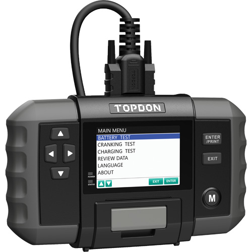 Testeur de batterie 12?V et de syst&egrave;mes 12?V/24?V BT600 avec imprimante int&eacute;gr&eacute;e Seaboard Timber Mart