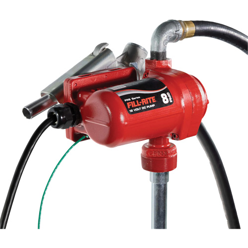 Pompe de transfert de carburant 12 V CC avec pistolet Seaboard Timber Mart