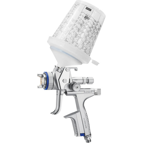 5000 B HVLP Nozzle 1.3 RPS Paint Spray Gun with Multi-Purpose Cup, 1/4" NPT Air Inlet, 15.19 CFM, 0.3 L/0.6 L/0.9 L Capacity, 0.17 PSI Seaboard Timber Mart