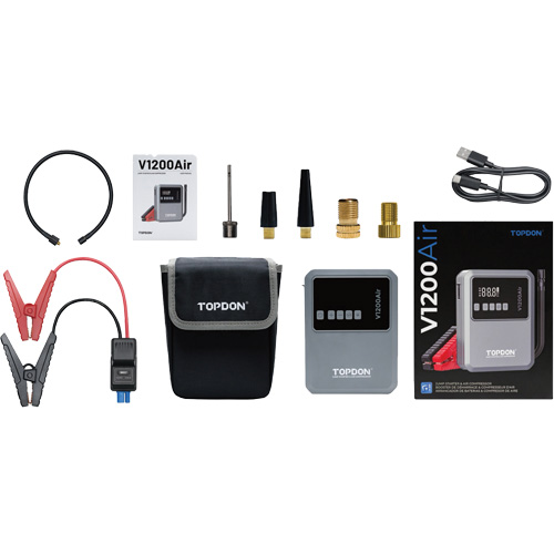 V1200Air 2-in-1 1200 Peak Amp Jump Starter & Tire Inflator Seaboard Timber Mart