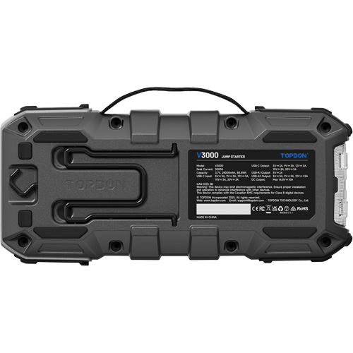 V3000 Jump Starter, Power Bank & Flashlight Seaboard Timber Mart