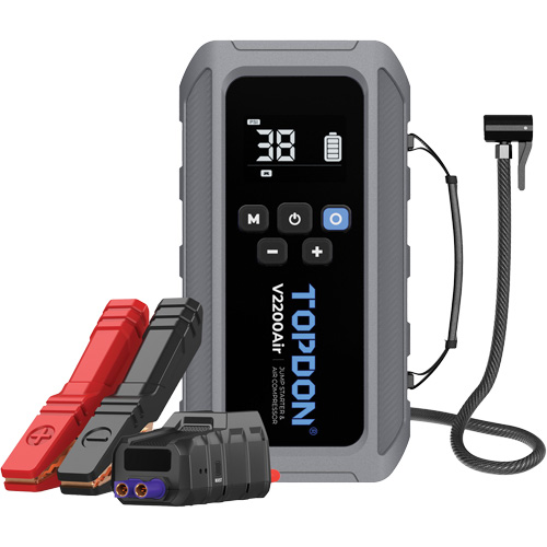 V2200Air 2-in-1 2200 Peak Amp Jump Starter & Tire Inflator Seaboard Timber Mart