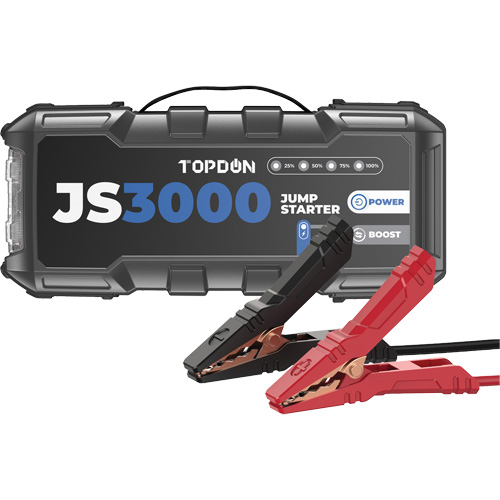 Survolteur, banque d'alimentation et lampe de poche JumpSurge3000 Seaboard Timber Mart