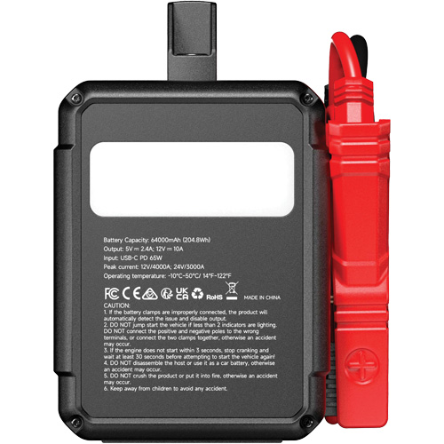 V4000 HD 12V/24V 4000A Jump Starter Seaboard Timber Mart