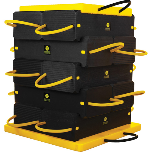 12-Piece CribLok Composite Cribbing System Kit Seaboard Timber Mart