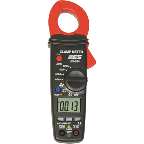 Pince amp&egrave;rem&eacute;trique num&eacute;rique 400 A &agrave; s&eacute;lection automatique de gammes, Tension c.a./c.c., Courant c.a./c.c. Seaboard Timber Mart