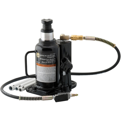 Air Actuated Bottle Jack, 20 Ton(s), Air Hydraulic, 18-3/4" Raised Height Seaboard Timber Mart