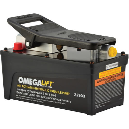 10000 PSI Air Foot Pump 91.5 in³ in Reservoir Seaboard Timber Mart