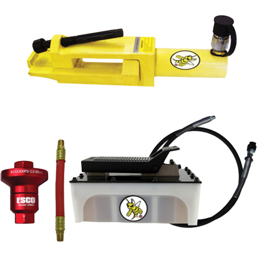 Yellow Jackit Giant Tire/Earthmover Bead Breaker Kit Seaboard Timber Mart