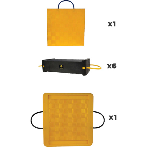 8-Piece CribLok Composite Cribbing System Kit Seaboard Timber Mart