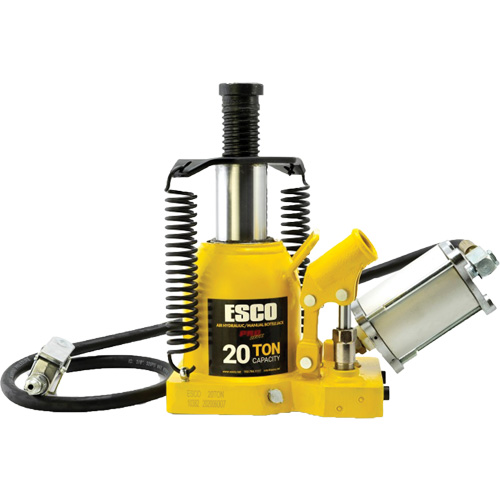 Pro Series “Shorty” Bottle Jack, 20 Ton(s), Air Hydraulic, 12-5/8" Raised Height Seaboard Timber Mart