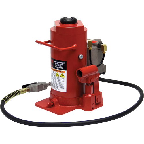 Standard Height Bottle Jack, 20 Ton(s), Air Hydraulic, 20-1/2" Raised Height Seaboard Timber Mart