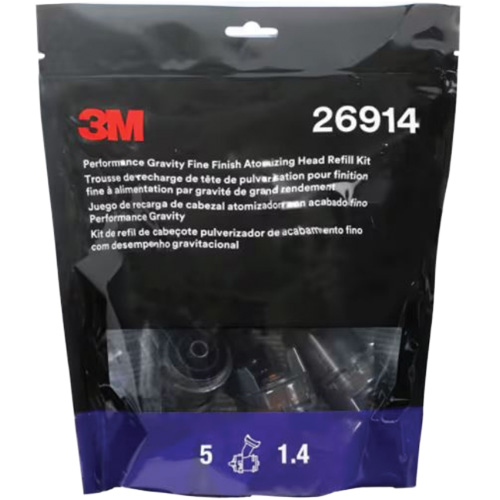 Performance Gravity Fine Finish Atomizing Head - Orange Seaboard Timber Mart