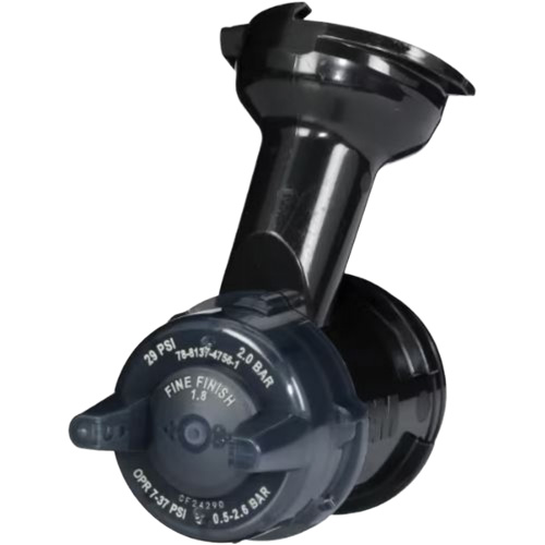 Performance Gravity Fine Finish Atomizing Head - Clear Seaboard Timber Mart