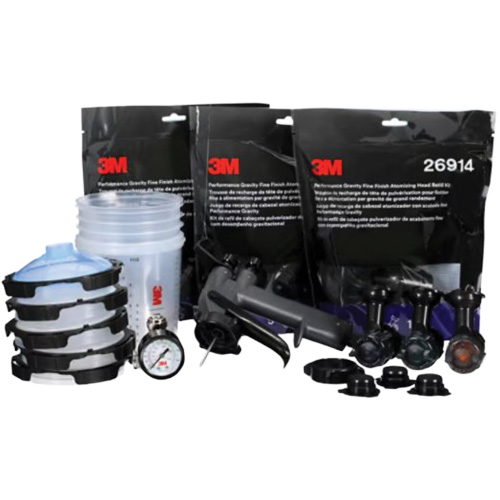 Syst&egrave;me de pistolet pulv&eacute;risateur Performance pour finition fine avec godets PPS, 13 pi³/min, 29 psi Seaboard Timber Mart