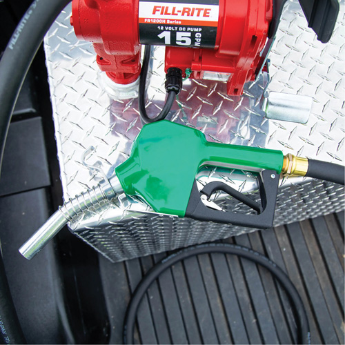 Green Automatic Gasoline Spout Nozzle Seaboard Timber Mart